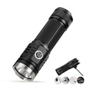 Lampe Torche LED Rechargeable Ajustable Haute Luminosité Puissante Étanche Portable Cree USB Super Lumineuse de Poche pour Camping Randonnée Cyclisme