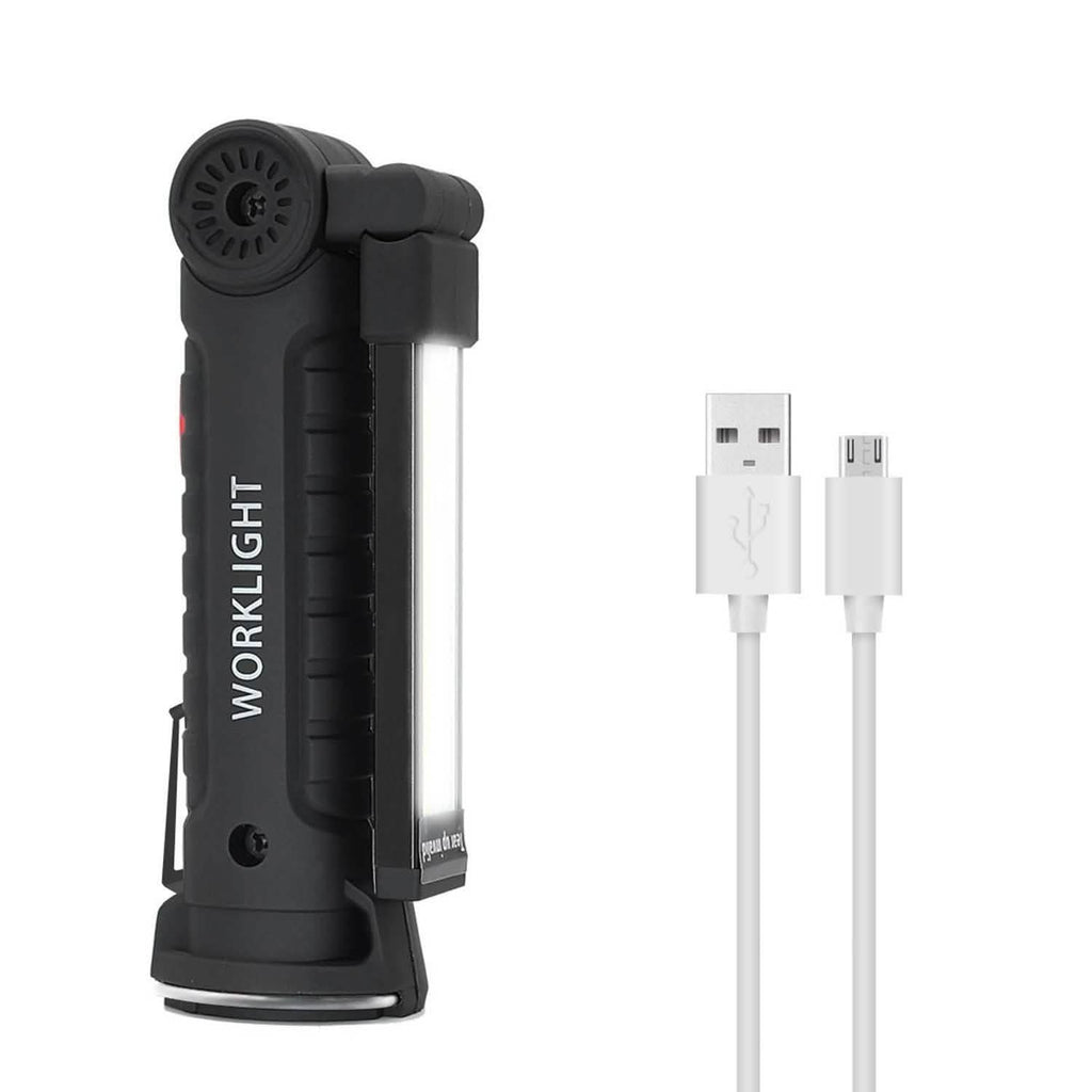 Lampe de travail COB LED rechargeable pliable fine