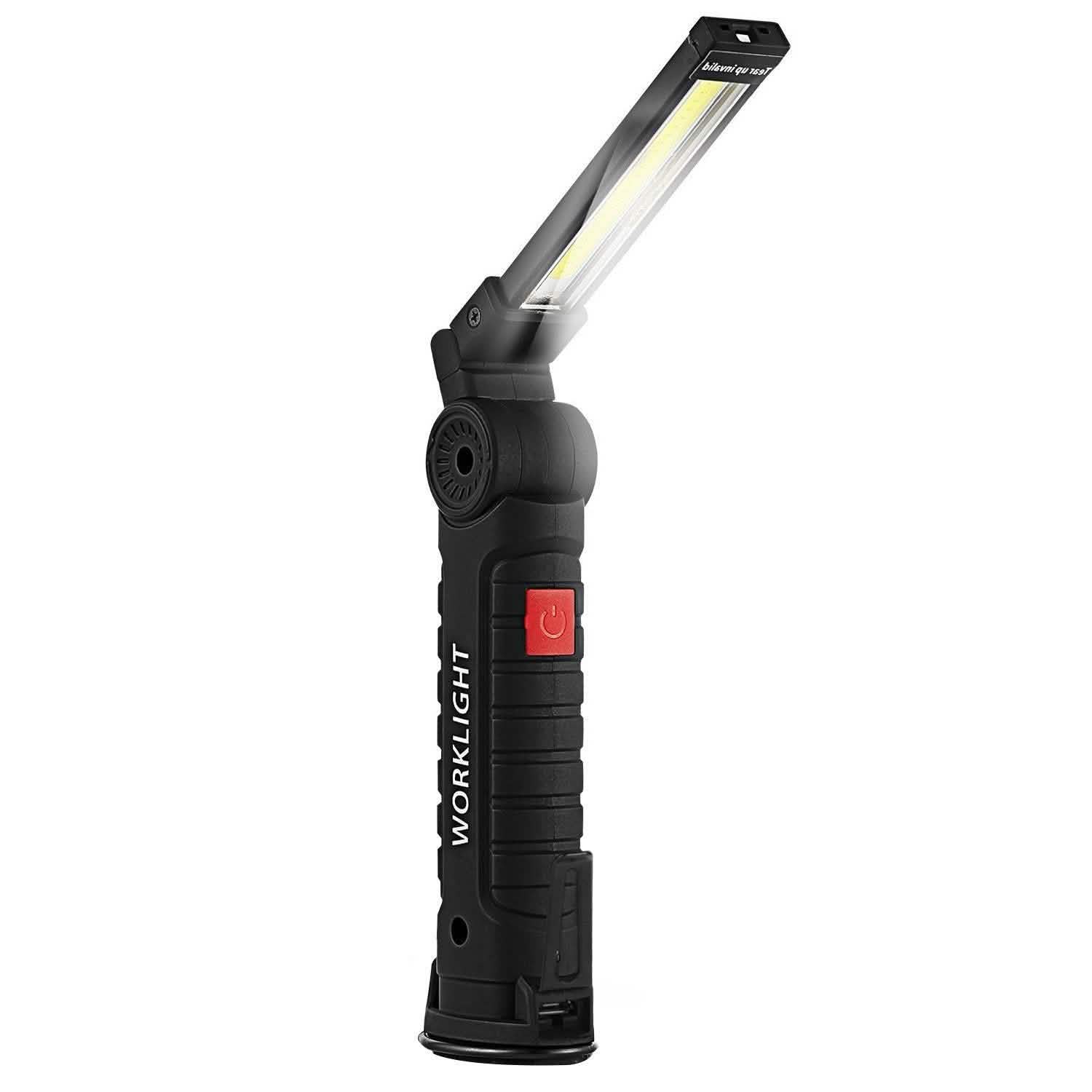 Lampe de travail COB LED rechargeable pliable fine