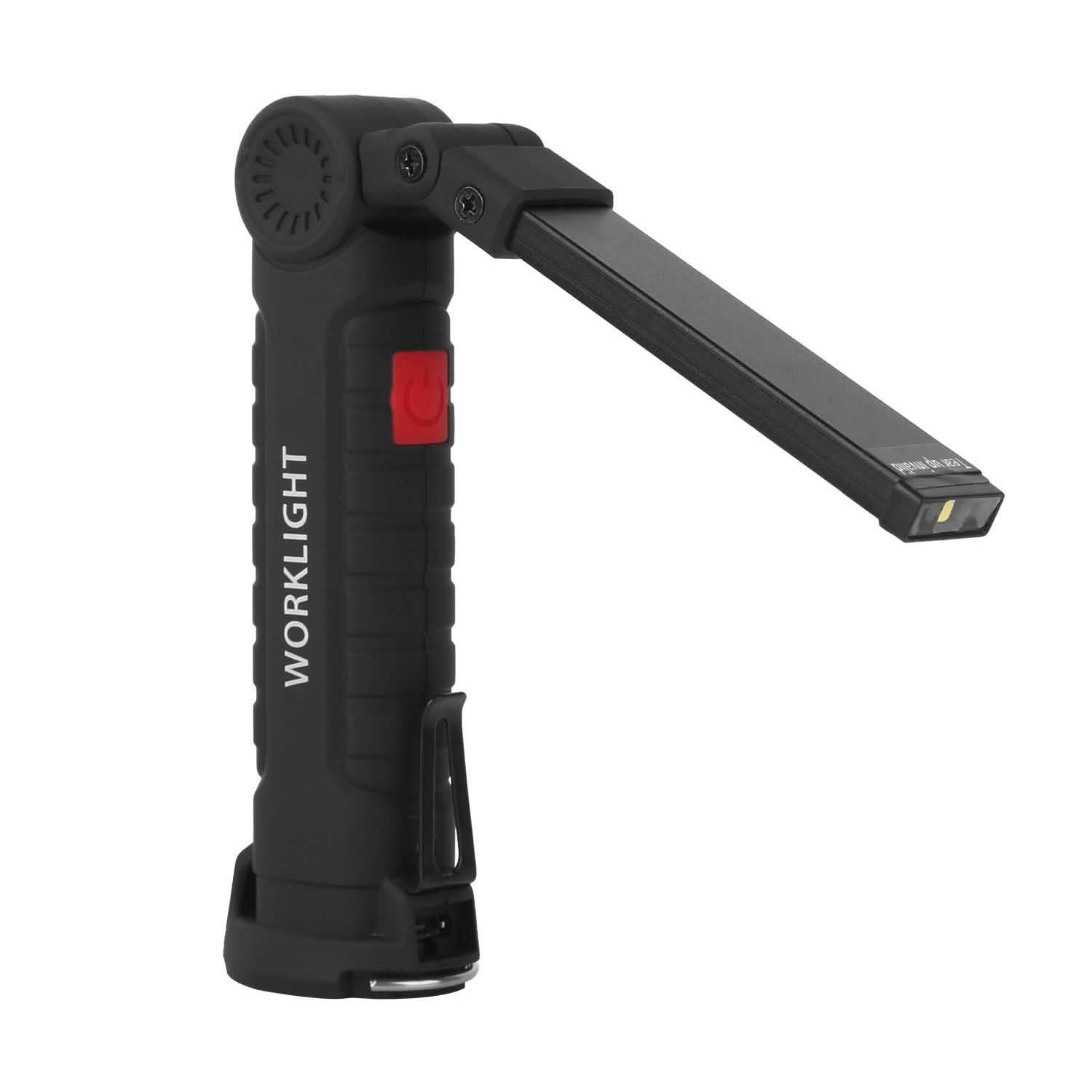 Lampe de travail COB LED rechargeable pliable fine