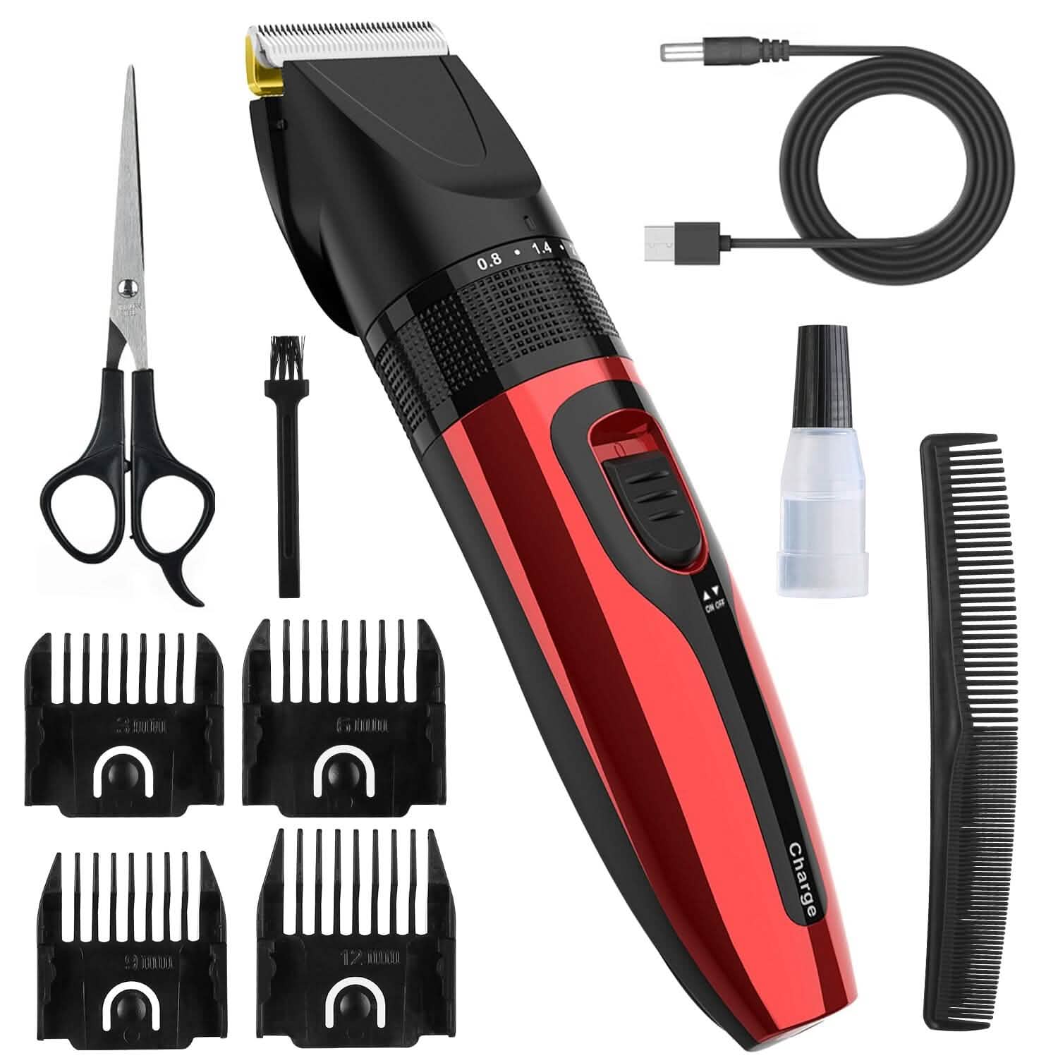 Trousse de toilettage sans fil rechargeable pour animaux de compagnie