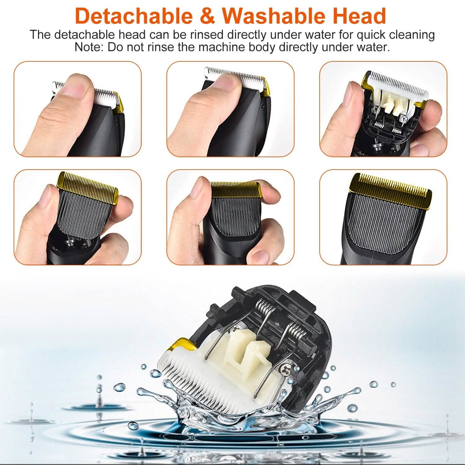 Trousse de toilettage sans fil rechargeable pour animaux de compagnie