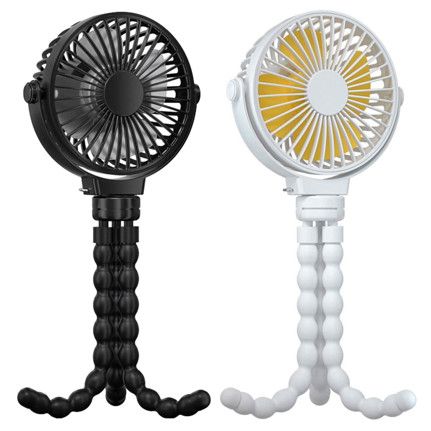 Ventilateur portatif rechargeable avec trépied flexible