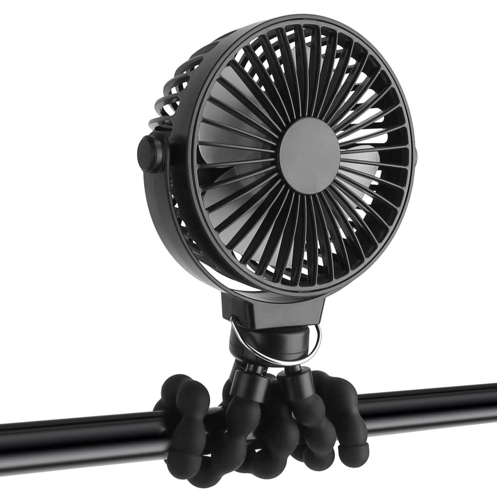Ventilateur portatif rechargeable avec trépied flexible