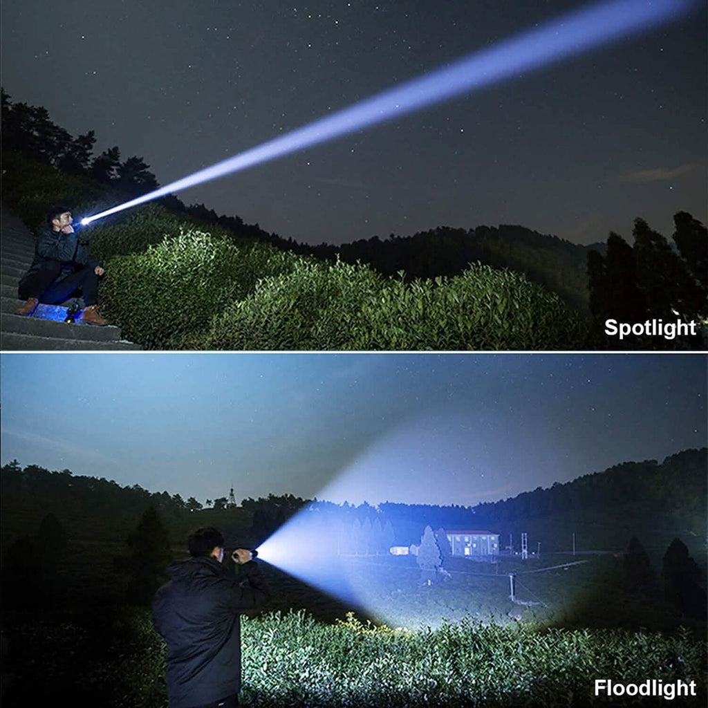 Lampes de poche LED rechargeables 90000 Lumens