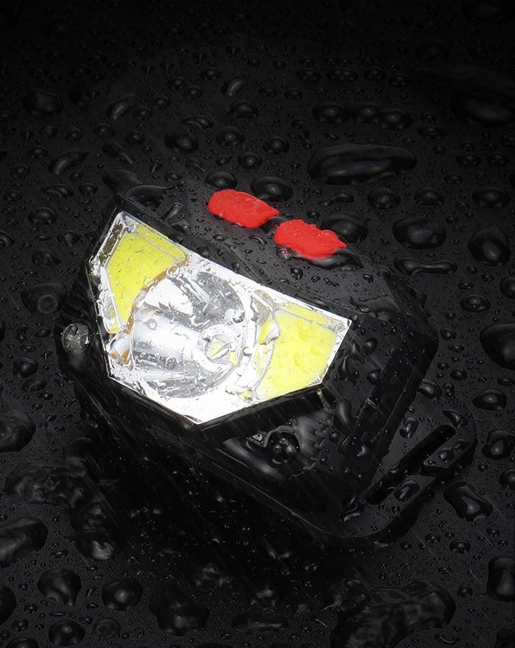 Lampe frontale rechargeable LED puissante, USB, étanche, avec détecteur de mouvement, pour adultes et enfants, pour le camping, la course, le cyclisme et la pêche