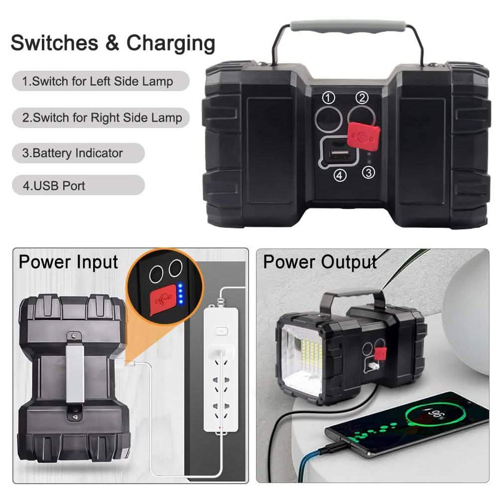 Projecteur de poche LED rechargeable