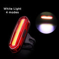 Feu arrière de vélo VTT LED USB rechargeable, feu de sécurité, lampe arrière de vélo rouge haute intensité, accessoires LED, compatible avec tous les vélos de route et casques