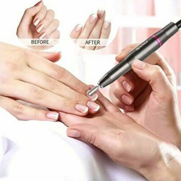 Kit de ponceuse à ongles rechargeable avec batterie externe de 2000 mAh