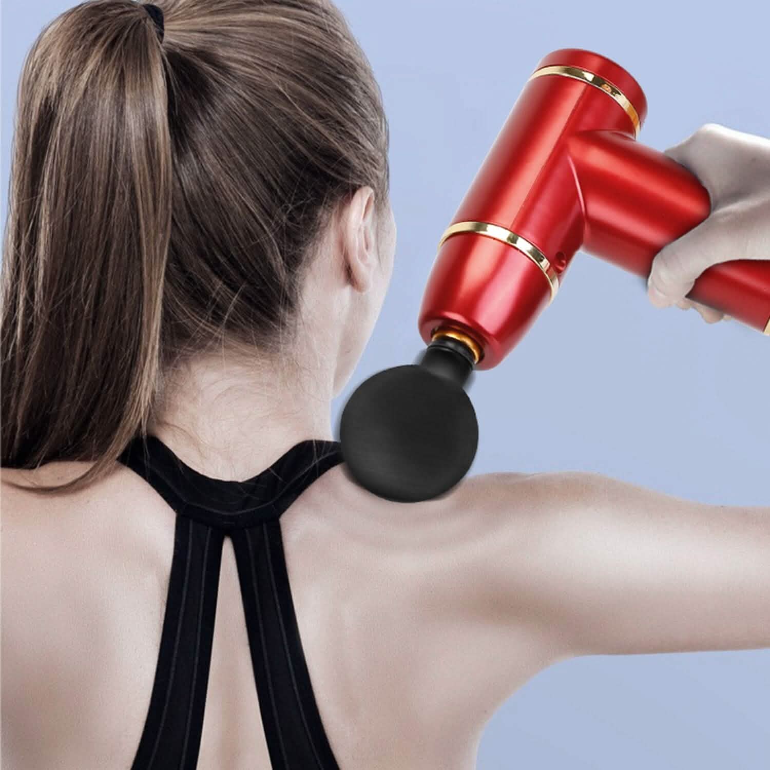 Pistolet de massage à percussion rechargeable