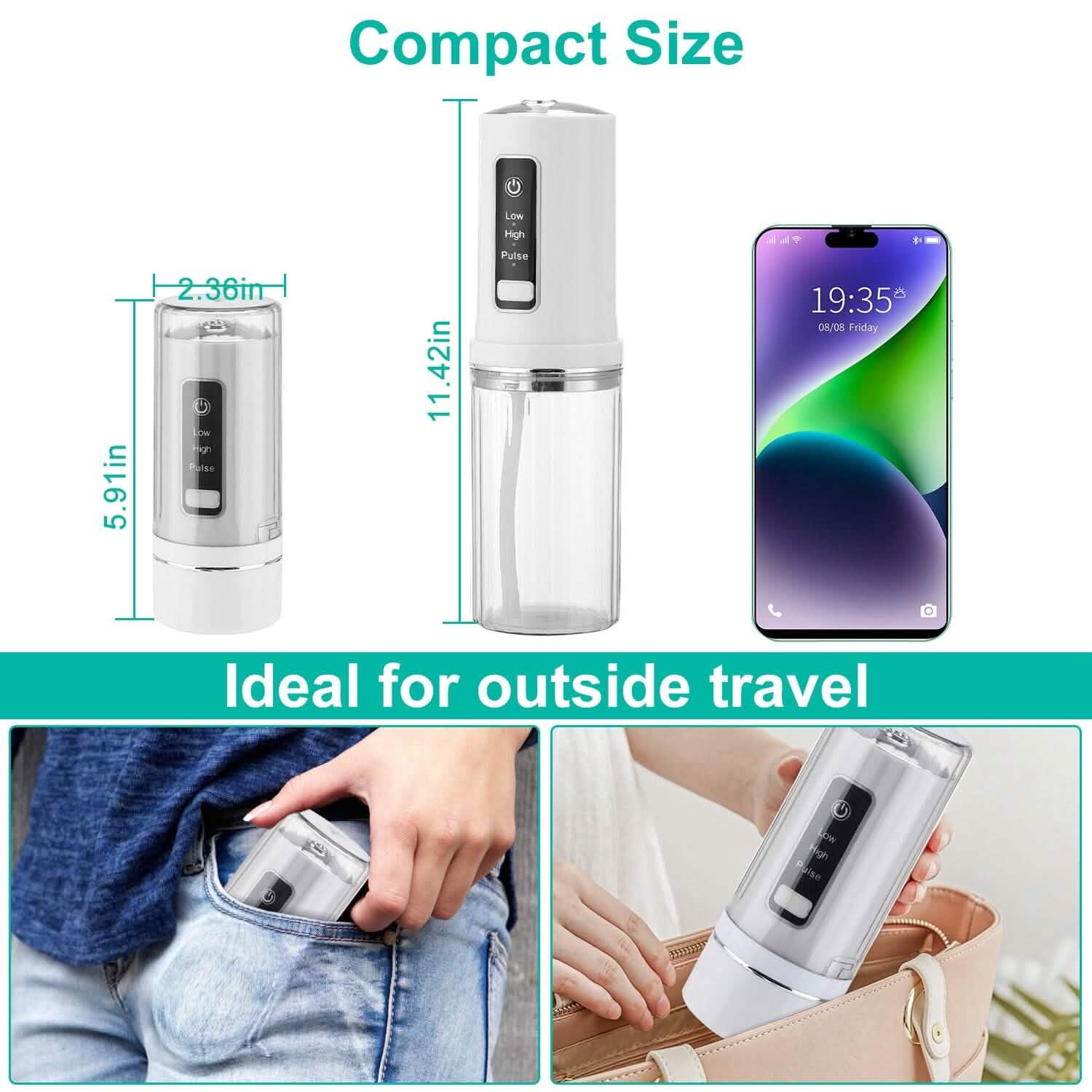 Hydropulseur Portable Rechargeable
