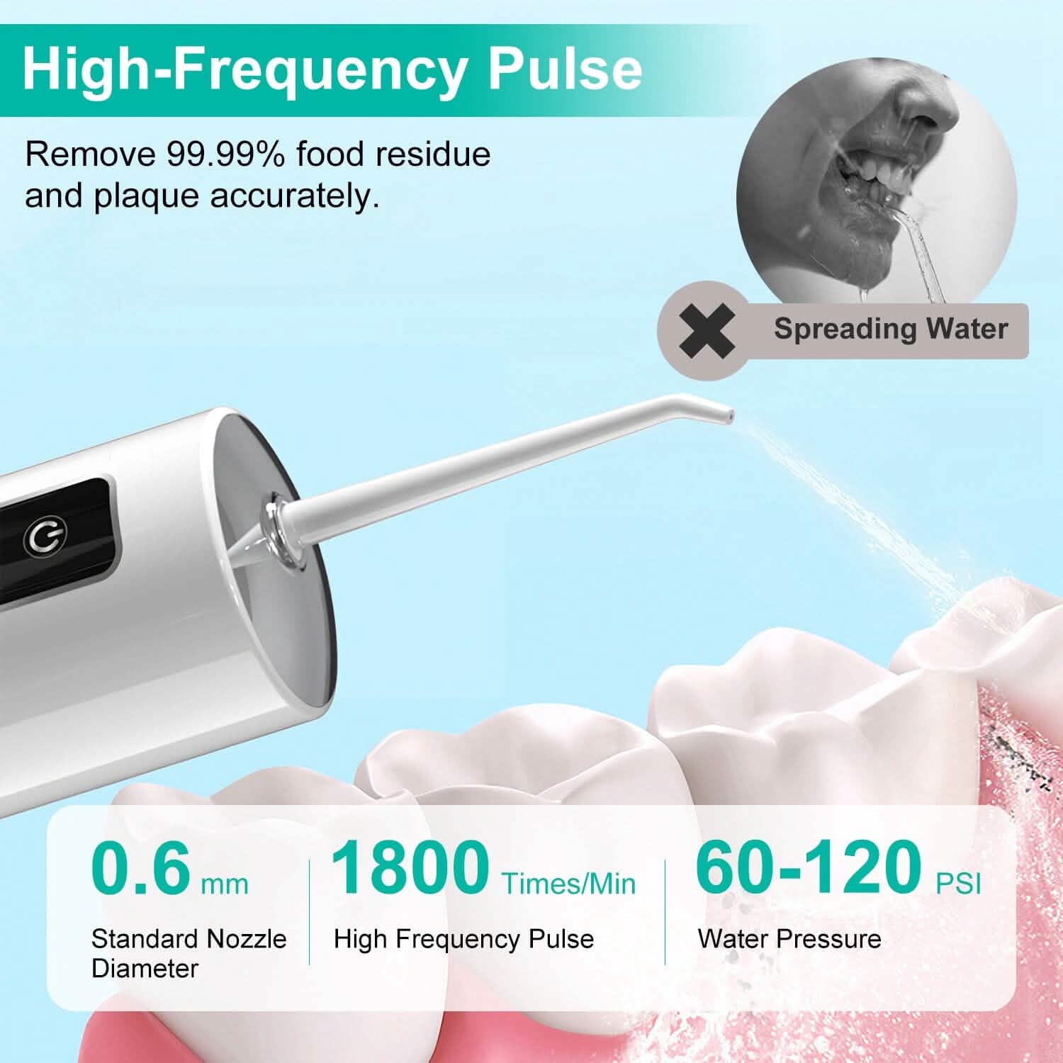 Hydropulseur Portable Rechargeable