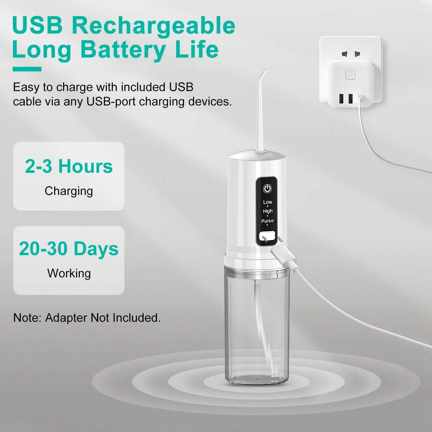 Hydropulseur Portable Rechargeable