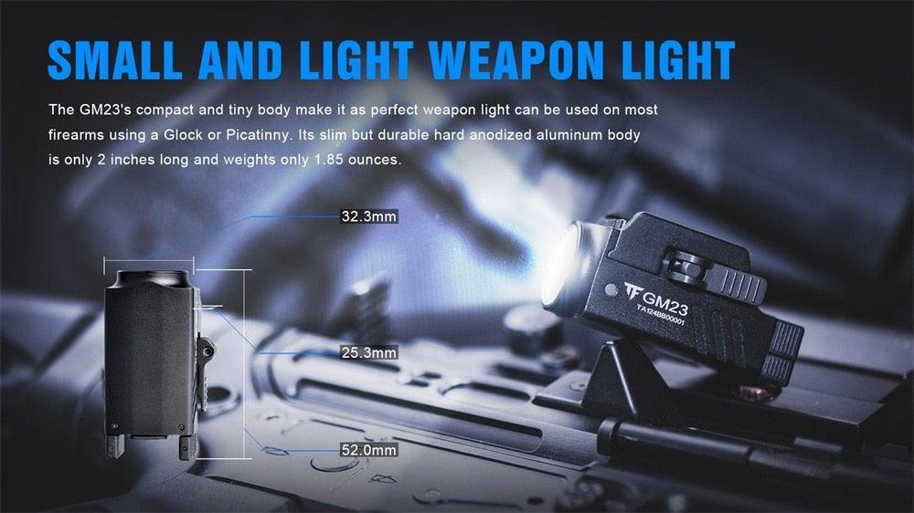 Projecteur rechargeable étanche, haute luminosité réglable, lampe torche tactique LED USB super lumineuse, idéale comme cadeau, lampe de poche montable sur rail pour le camping, la randonnée, la pêche, le jogging et la marche en extérieur.