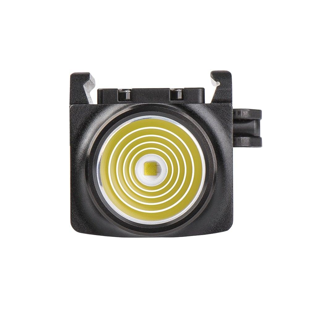 Projecteur rechargeable étanche, haute luminosité réglable, lampe torche tactique LED USB super lumineuse, idéale comme cadeau, lampe de poche montable sur rail pour le camping, la randonnée, la pêche, le jogging et la marche en extérieur.
