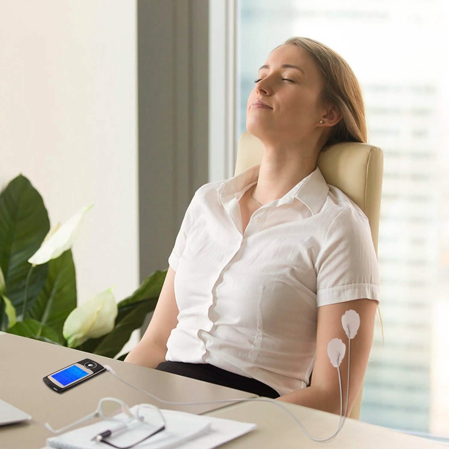 Appareil de massage à impulsions TENS rechargeable