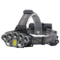 Lampe frontale rechargeable ultra lumineuse à LED, haute luminosité, USB, étanche, pour le camping en extérieur, 6 modes d'éclairage pour le camping, le cyclisme, la course, la pêche.