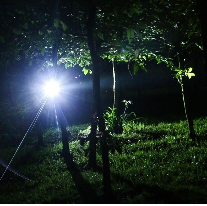 Lampe frontale LED rechargeable ultra-lumineuse à haut lumen Mains libres USB zoomable Étanche Super brillante pour la pêche, le camping, la randonnée, la course, la torche, la lampe de poche