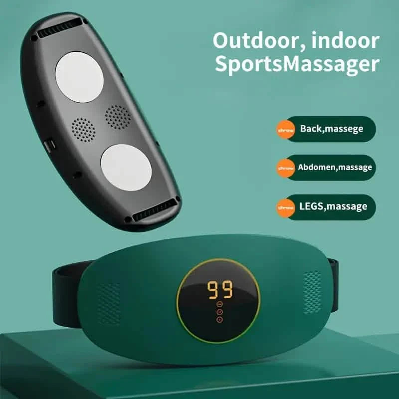 Ceinture de massage vibrante rechargeable – Dispositif amincissant et tonifiant pour le corps entier