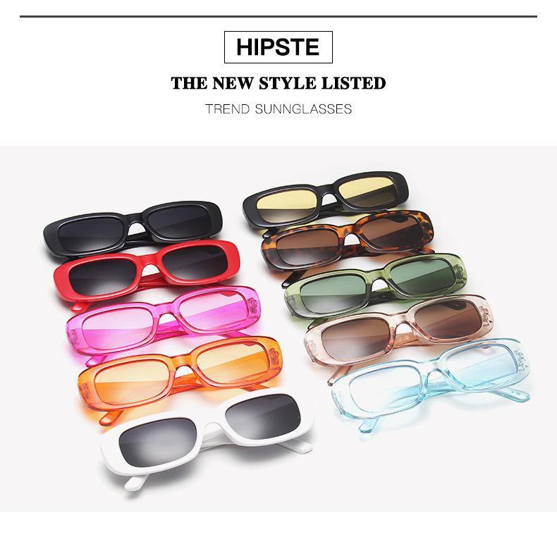 Lunettes de soleil rétro rectangulaires pour femmes, nouvelles lunettes de forme ovale pour femmes/hommes, nouvelles lunettes de vue rétro carrées pour femmes, montures de designer de luxe