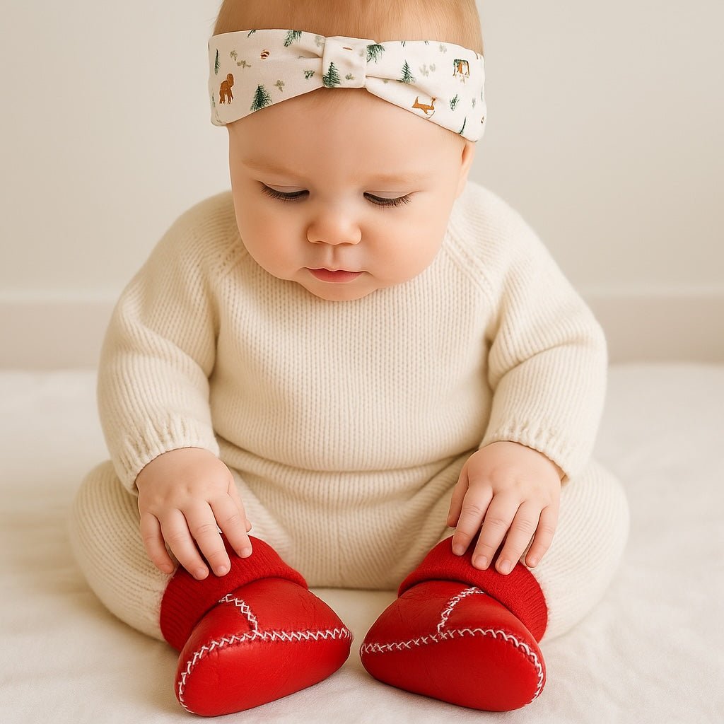 chaussons douillets| rouges