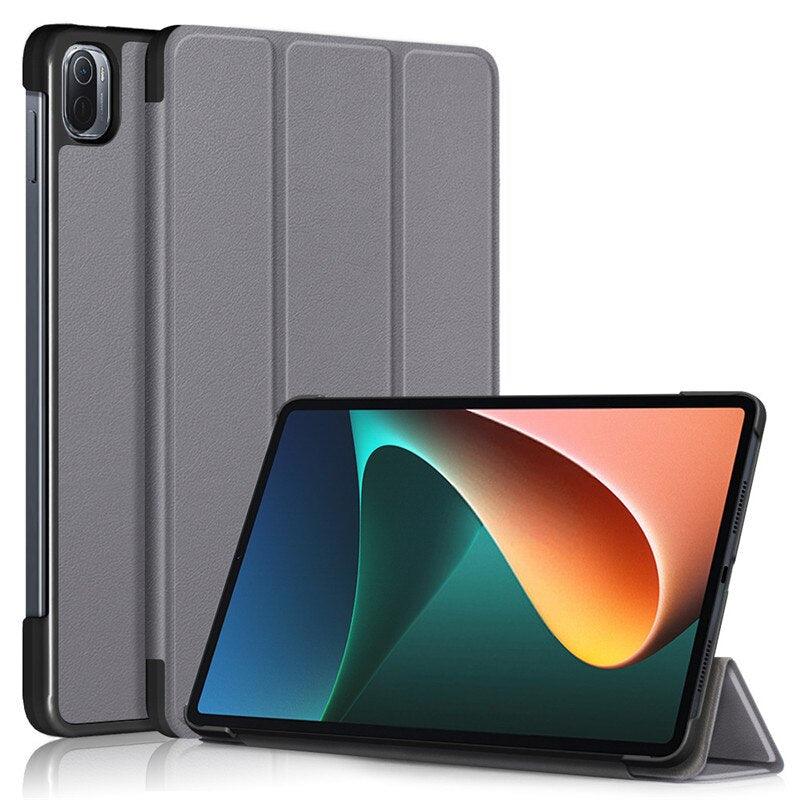 Redmi Pad 2022 10.6 Pour Tablette Xiaomi Pad 5 Étui Enfants Pliant Smart Cover Cuir Housse de Protection Mi Pad 5 Pro Étui Support Fonction Cuir Housse Imprimé Cuir de Haute Qualité Housse de Protection