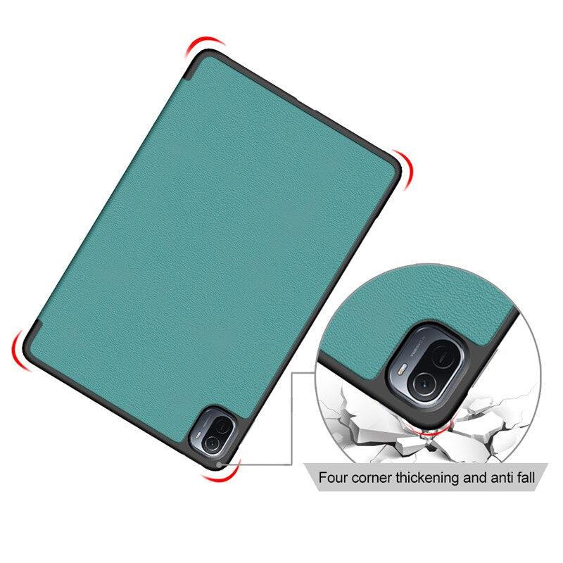 Redmi Pad 2022 10.6 Pour Tablette Xiaomi Pad 5 Étui Enfants Pliant Smart Cover Cuir Housse de Protection Mi Pad 5 Pro Étui Support Fonction Cuir Housse Imprimé Cuir de Haute Qualité Housse de Protection