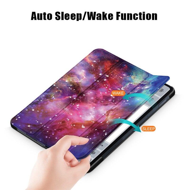Redmi Pad 2022 10.6 Pour Tablette Xiaomi Pad 5 Étui Enfants Pliant Smart Cover Cuir Housse de Protection Mi Pad 5 Pro Étui Support Fonction Cuir Housse Imprimé Cuir de Haute Qualité Housse de Protection