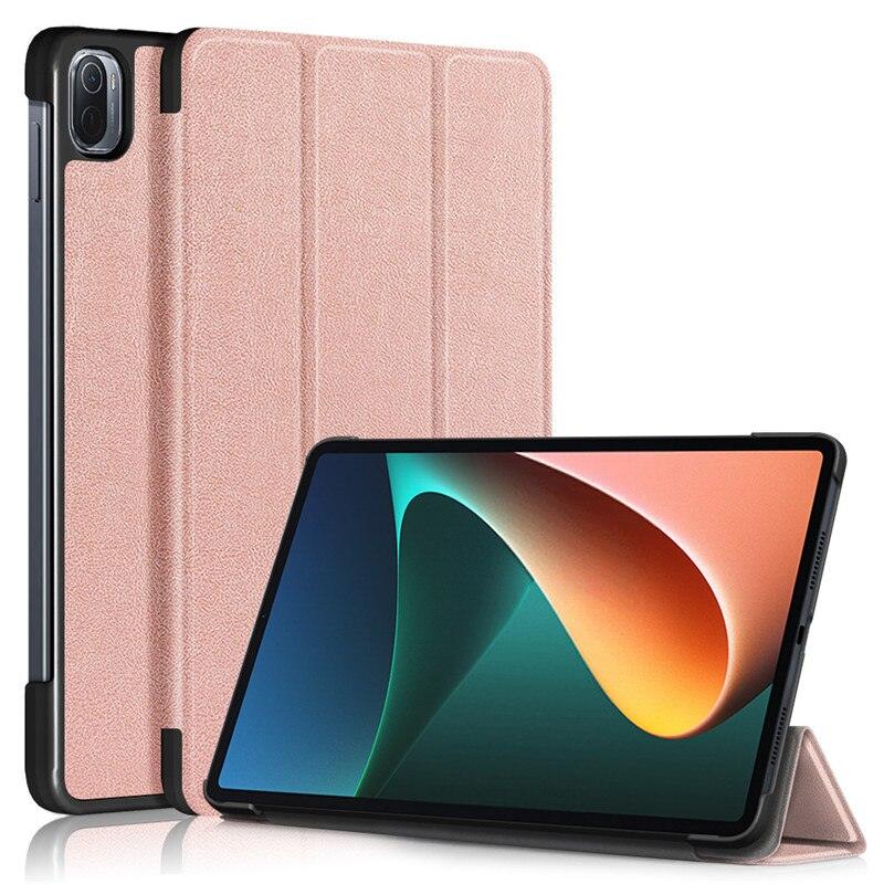 Redmi Pad 2022 10.6 Pour Tablette Xiaomi Pad 5 Étui Enfants Pliant Smart Cover Cuir Housse de Protection Mi Pad 5 Pro Étui Support Fonction Cuir Housse Imprimé Cuir de Haute Qualité Housse de Protection