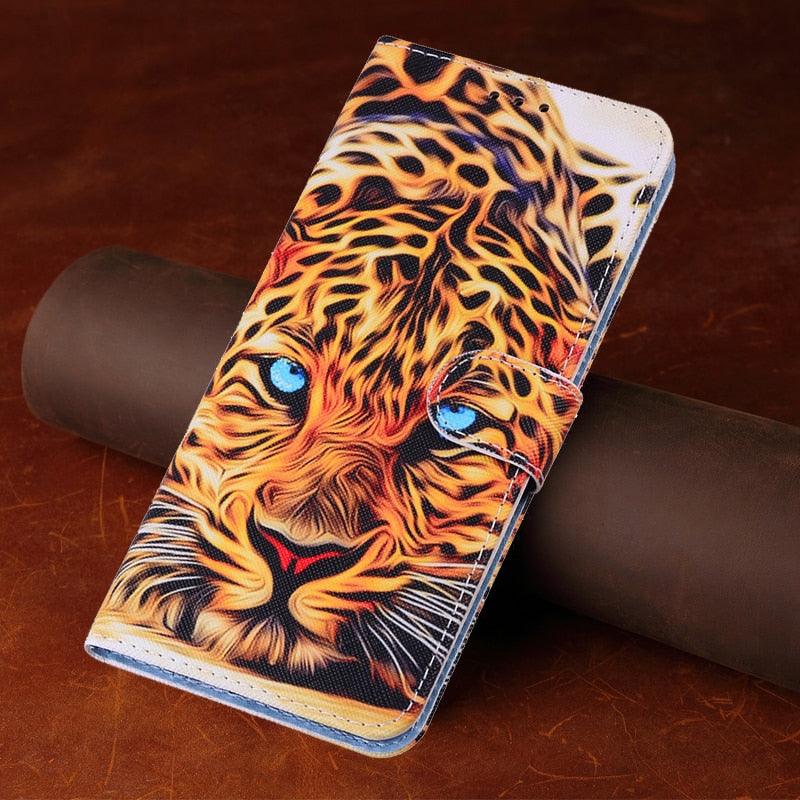 Étui en cuir magnétique Redmi 9T pour Xiaomi Redmi 9T 9AT 9A 9C NFC Redmi9 9 T A Power 9Prime Housse portefeuille mignonne en cuir coloré de qualité supérieure Dragonne Support de visualisation Étui portefeuille magnétique à rabat de protection interne