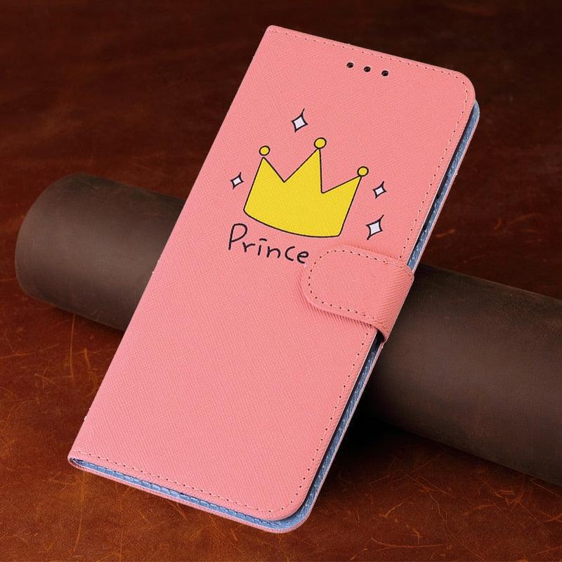 Étui en cuir magnétique Redmi 9T pour Xiaomi Redmi 9T 9AT 9A 9C NFC Redmi9 9 T A Power 9Prime Housse portefeuille mignonne en cuir coloré de qualité supérieure Dragonne Support de visualisation Étui portefeuille magnétique à rabat de protection interne