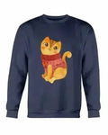 Sweat-shirt d'hiver pour chat - Haut en molleton ras du cou Gildan | Femstylo