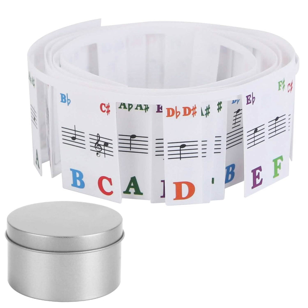 Autocollants de clavier de piano en PVC amovibles