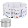 Autocollants de clavier de piano en PVC amovibles