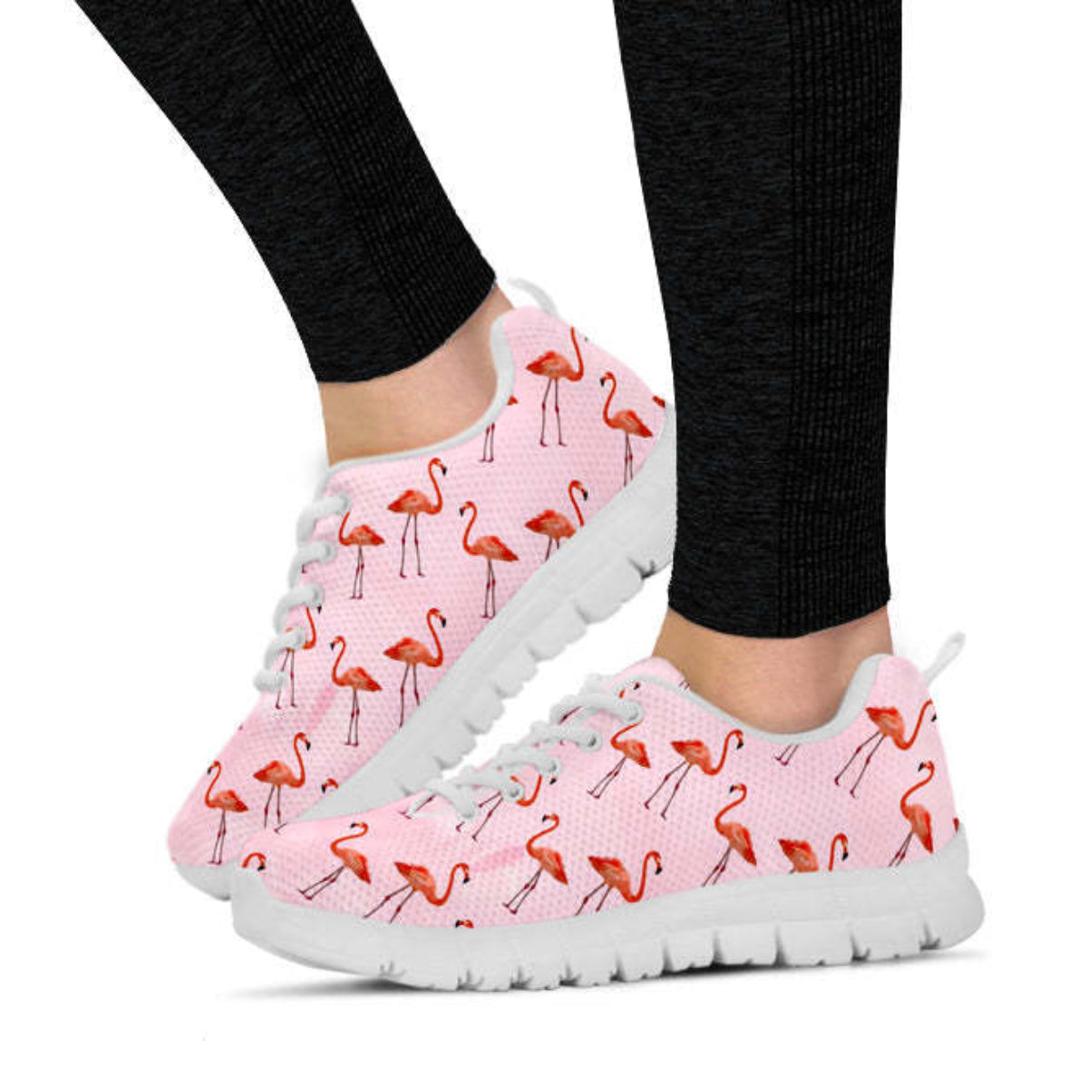 Baskets classiques flamant rose