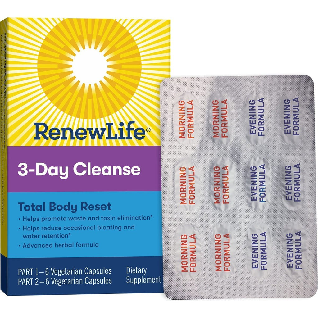 Renew Life Adult Cleanse Réinitialisation totale du corps - Programme en 2 parties sur 3 jours