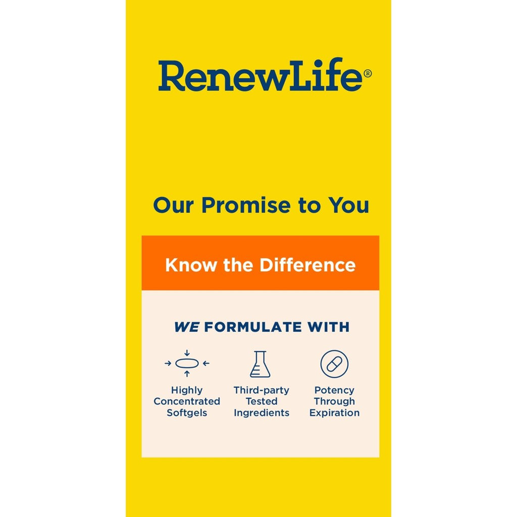Renew Life Fish Oil, Norwegian Gold Omega-3 Supplement 950mg Critical Omega-3 Fish Oil Supplement, Dairy & Gluten Free