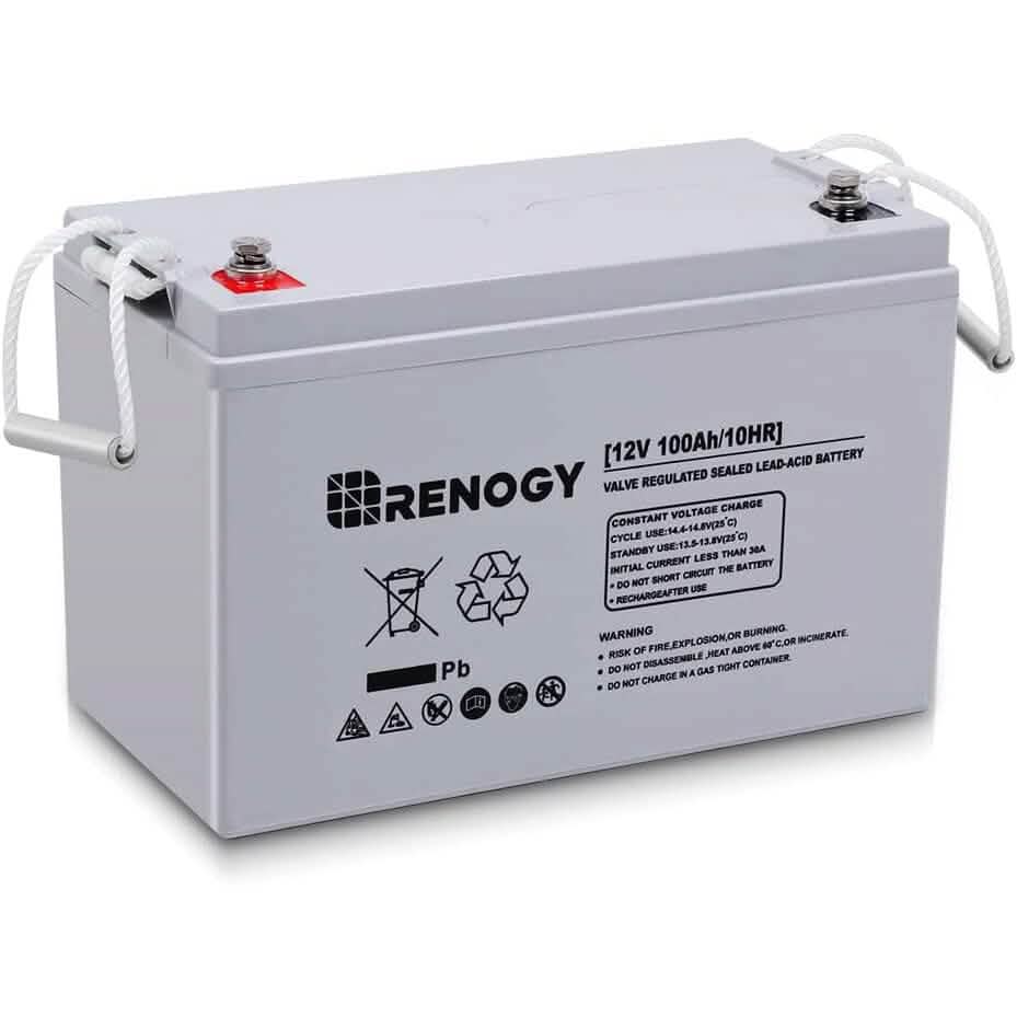 Batterie AGM à décharge profonde Renogy 12 volts 100 Ah (reconditionnée)