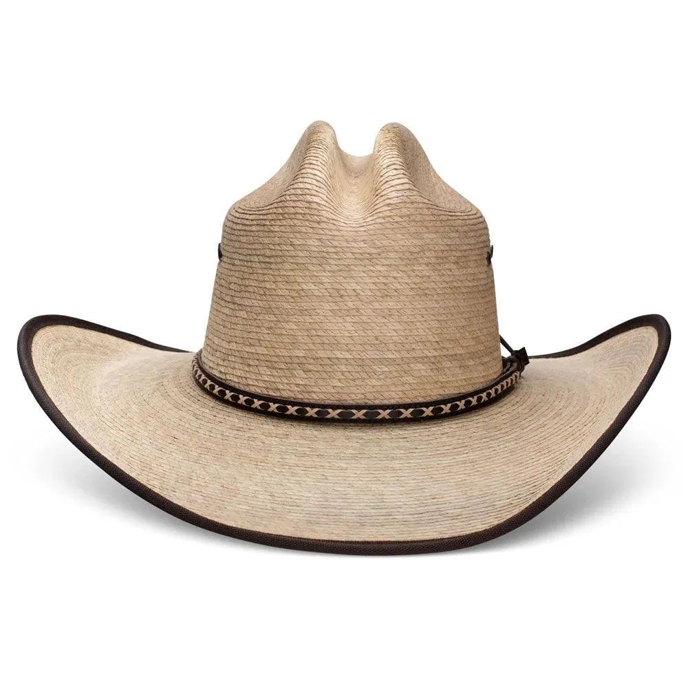 Chapeau de cowboy en paille de palmier mexicaine Resistol Jason Aldean Hicktown
