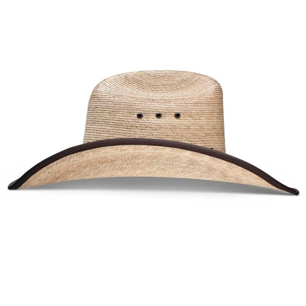 Chapeau de cowboy en paille de palmier mexicaine Resistol Jason Aldean Hicktown