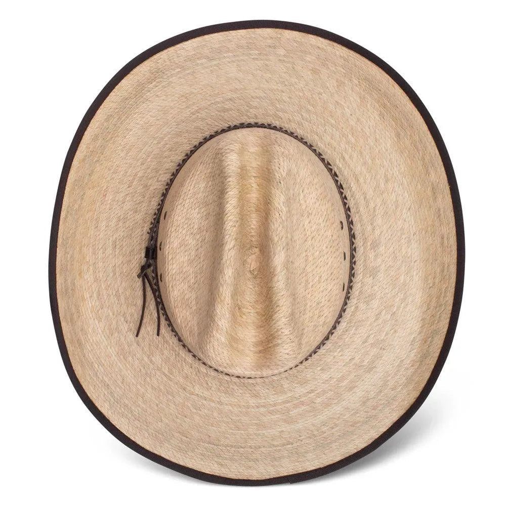 Chapeau de cowboy en paille de palmier mexicaine Resistol Jason Aldean Hicktown