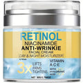 Crème Visage Rétinol et Collagène 50g Anti-Rides et Liftante avec Vitamine E, Niacinamide