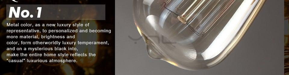 Ampoule rétro Edison ST64 A19 T45 G80 G95 G125 Incandescente E27 220V 40W tubes lumineux à filament Edison
