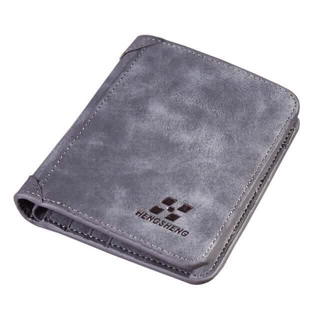 Porte-cartes en cuir rétro pour homme