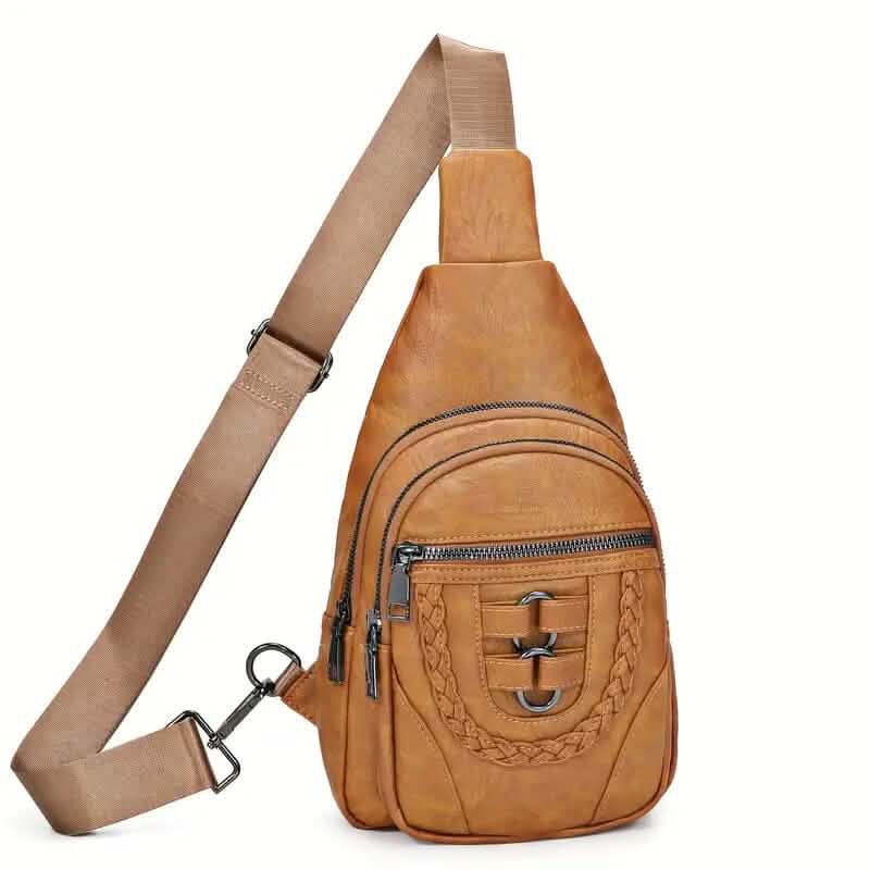 Sac à bandoulière en cuir PU rétro