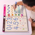 Cahier de magie réutilisable avec stylo effaçable et recharges