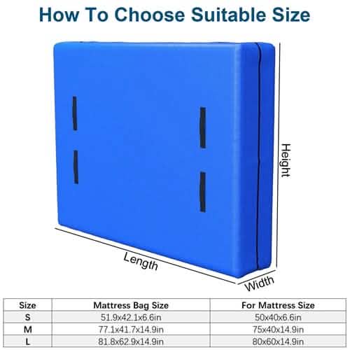 Housse de rangement réutilisable pour matelas