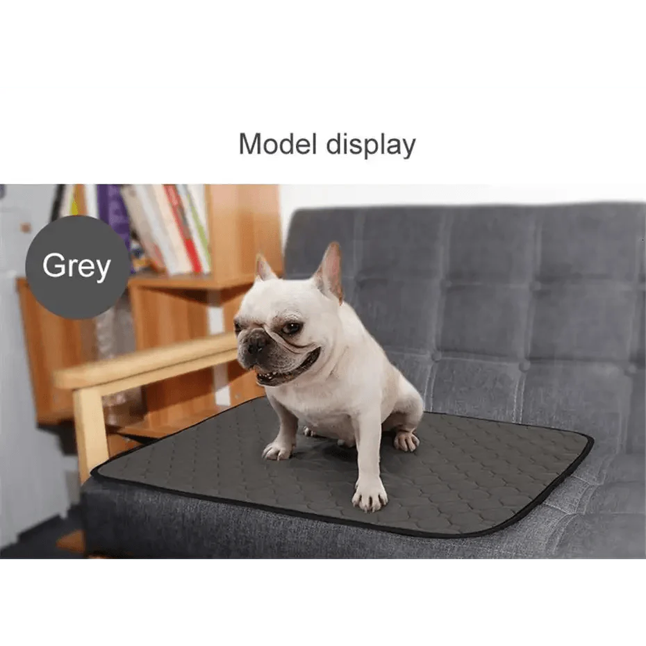 Alèses réutilisables pour chiens Couches pour chiens Tapis imperméable pour chiots pour animaux de compagnie - Alèses d'apprentissage lavables pour chiens chats lapins