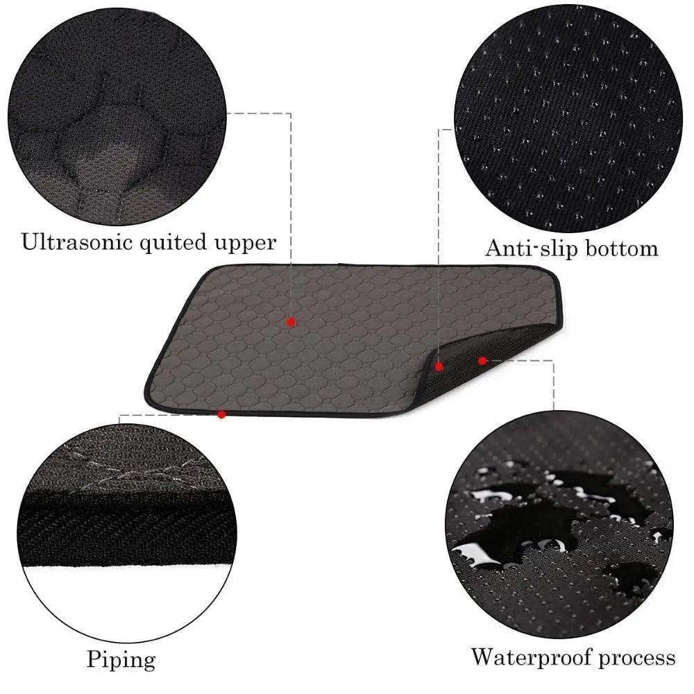 Alèses réutilisables pour chiens Couches pour chiens Tapis imperméable pour chiots pour animaux de compagnie - Alèses d'apprentissage lavables pour chiens chats lapins