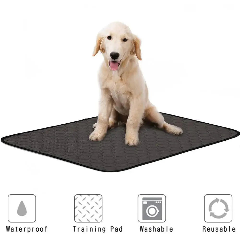 Alèses réutilisables pour chiens Couches pour chiens Tapis imperméable pour chiots pour animaux de compagnie - Alèses d'apprentissage lavables pour chiens chats lapins